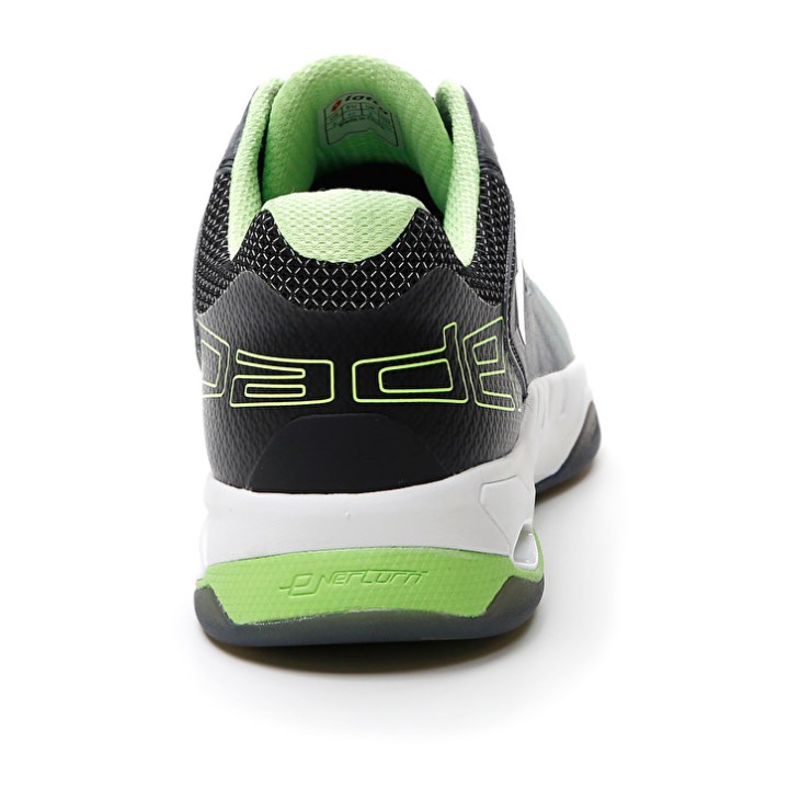 Padel Shoes Lotto Superrapida 100 Hombre Verde Blancas Negras | WJ457845K2