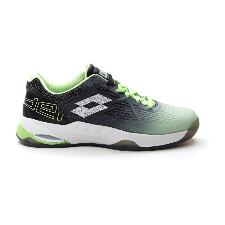 Padel Shoes Lotto Superrapida 100 W Mujer Verde Blancas Negras | EH031413S6