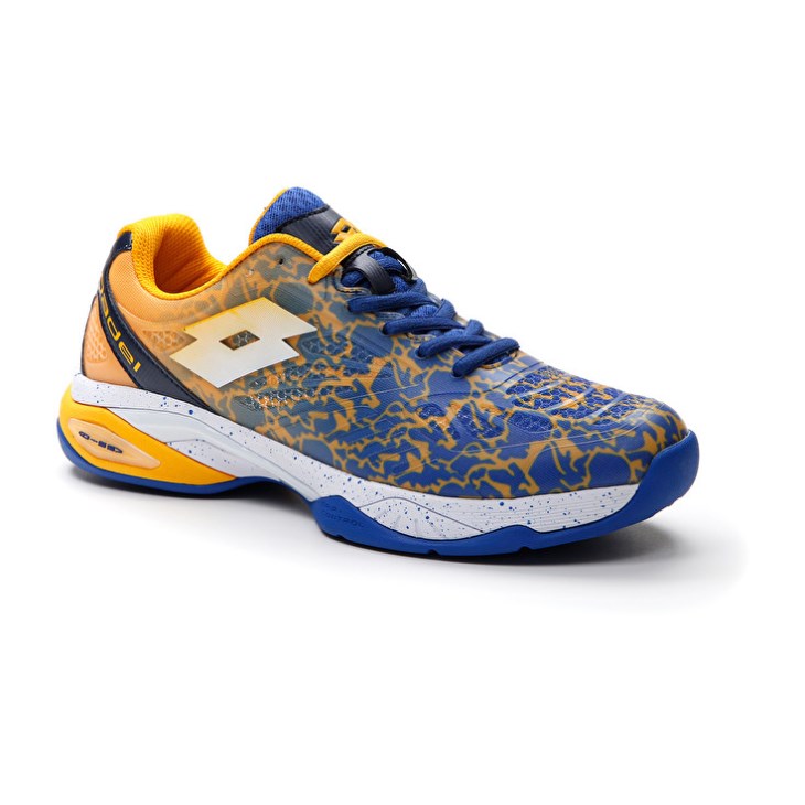 Padel Shoes Lotto Superrapida 200 III Hombre Azules Amarillo | KL621562U0
