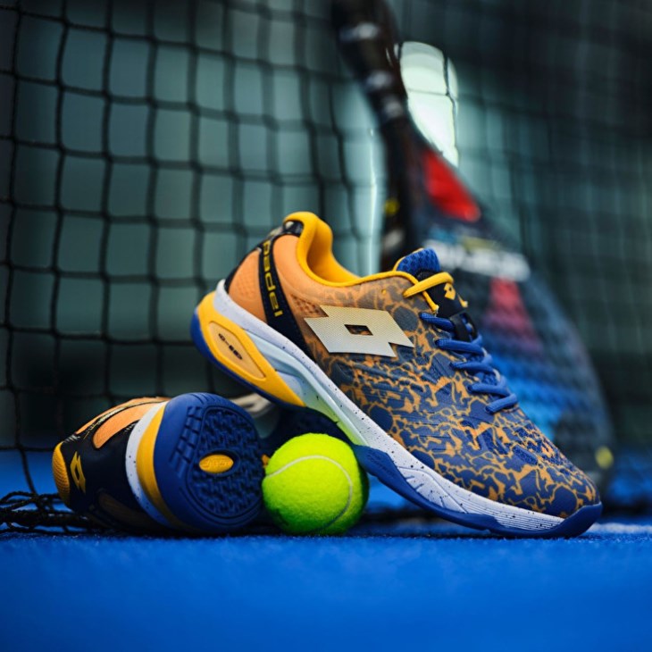 Padel Shoes Lotto Superrapida 200 III Hombre Azules Amarillo | KL621562U0