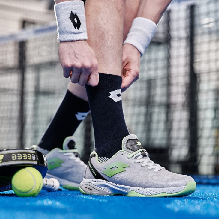 Padel Shoes Lotto Superrapida 200 III Hombre Blancas Verde | EG979027I2