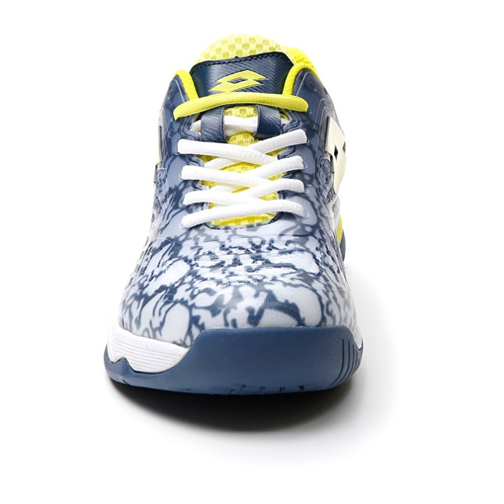 Padel Shoes Lotto Superrapida 200 III Hombre Blancas Amarillo Azules Oscuro | VG979767R8