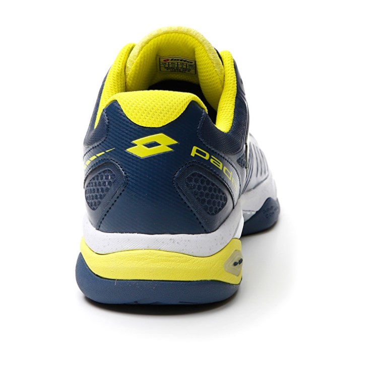 Padel Shoes Lotto Superrapida 200 III Hombre Blancas Amarillo Azules Oscuro | VG979767R8