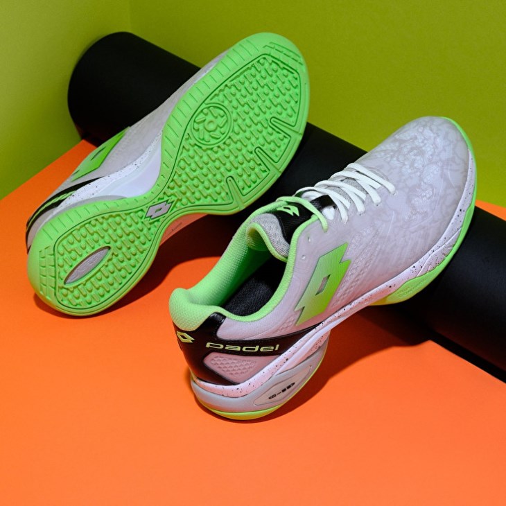 Padel Shoes Lotto Superrapida 200 III W Mujer Blancas Verde | VL058535G5