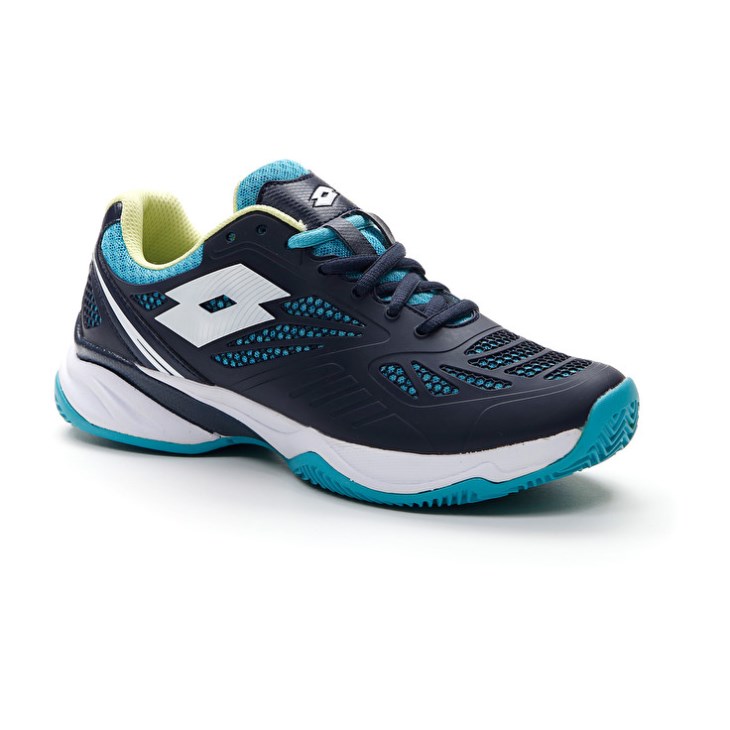 Padel Shoes Lotto Superrapida 200 II PRT W Mujer Azul Marino Azules Blancas Azules | PK335223E0