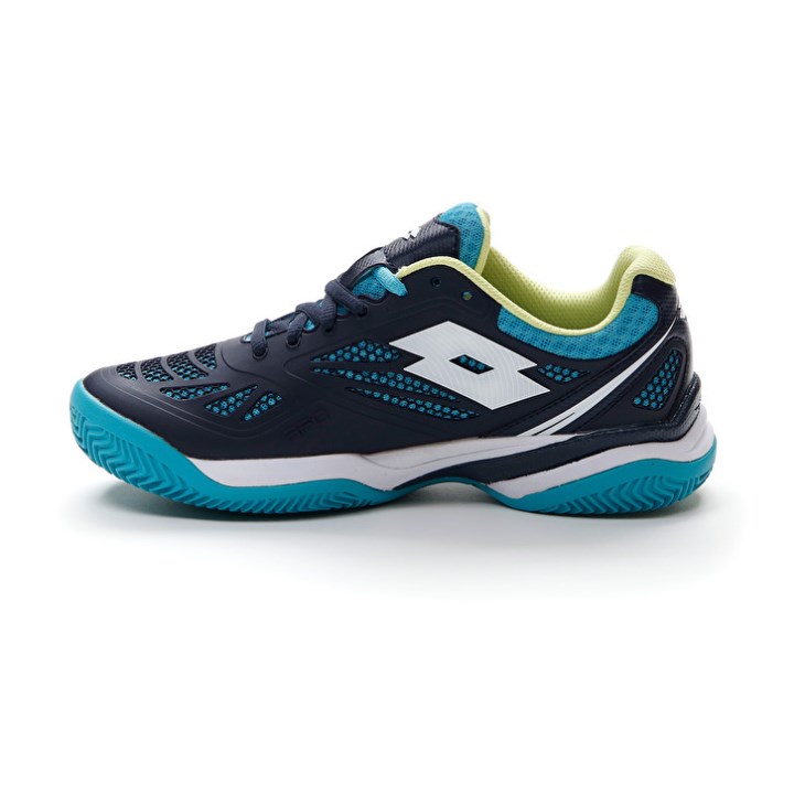 Padel Shoes Lotto Superrapida 200 II PRT W Mujer Azul Marino Azules Blancas Azules | PK335223E0