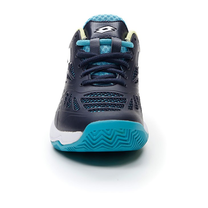 Padel Shoes Lotto Superrapida 200 II PRT W Mujer Azul Marino Azules Blancas Azules | PK335223E0