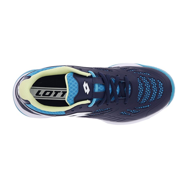 Padel Shoes Lotto Superrapida 200 II PRT W Mujer Azul Marino Azules Blancas Azules | PK335223E0