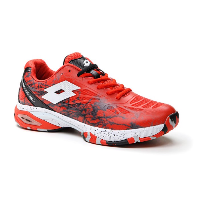Padel Shoes Lotto Superrapida 200 IV Hombre Rojas Blancas Negras | JF857515G3
