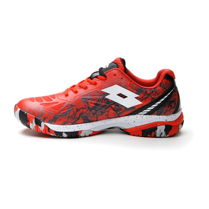 Padel Shoes Lotto Superrapida 200 IV Hombre Rojas Blancas Negras | JF857515G3