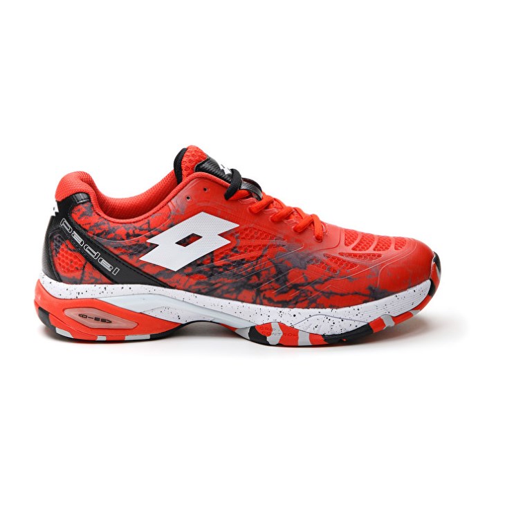 Padel Shoes Lotto Superrapida 200 IV Hombre Rojas Blancas Negras | JF857515G3