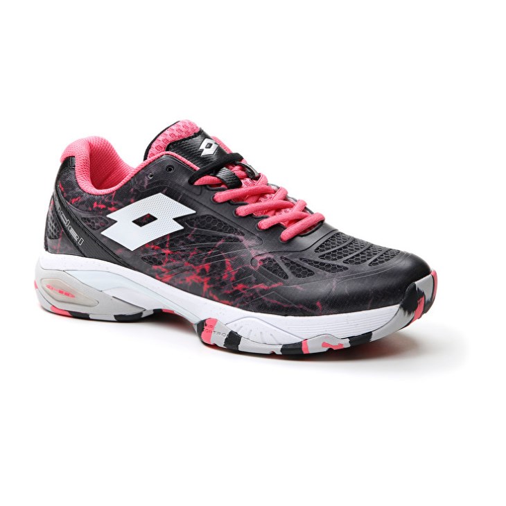 Padel Shoes Lotto Superrapida 200 IV W Mujer Negras Coral | KO924422U7
