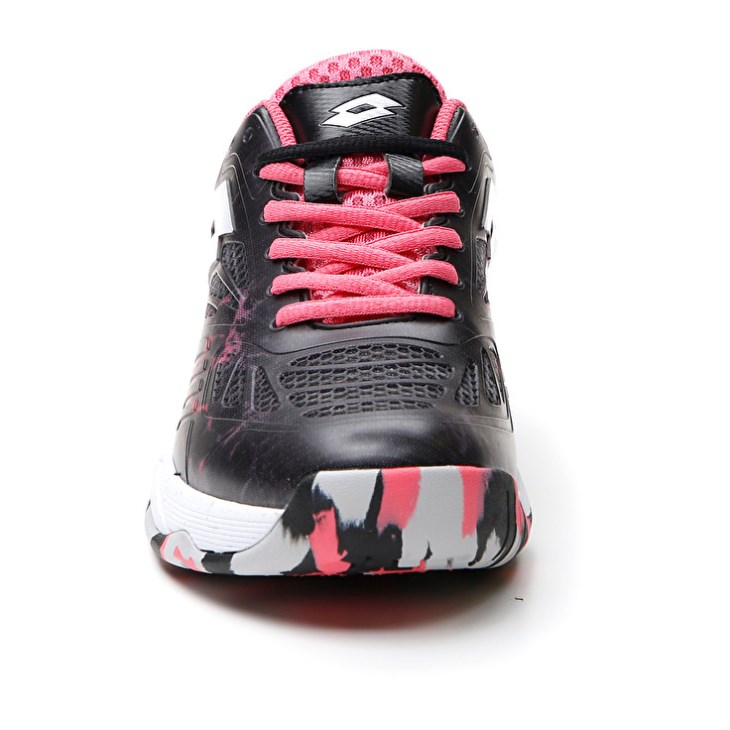 Padel Shoes Lotto Superrapida 200 IV W Mujer Negras Coral | KO924422U7