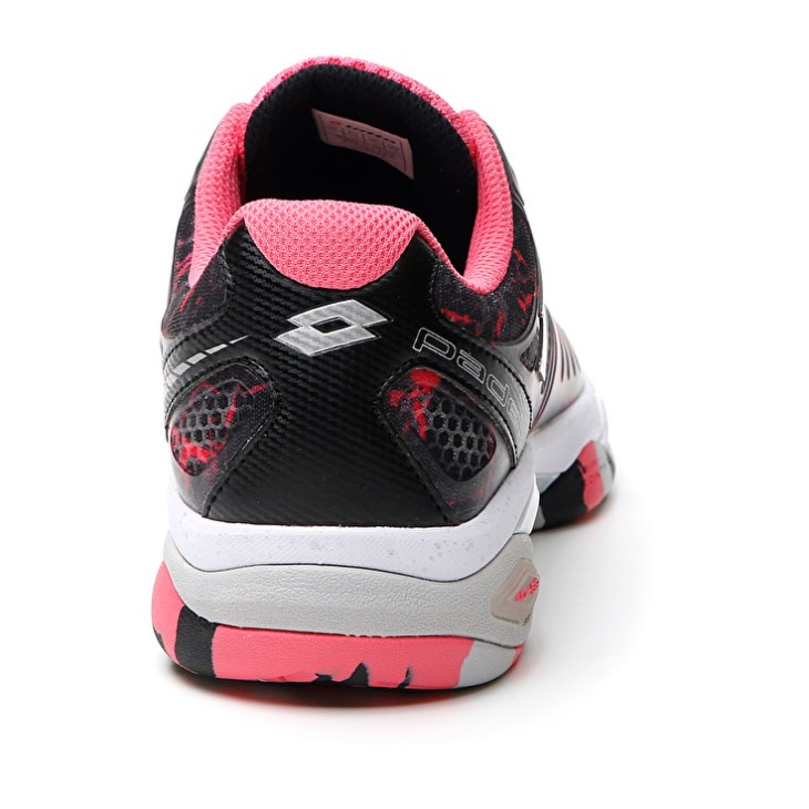 Padel Shoes Lotto Superrapida 200 IV W Mujer Negras Coral | KO924422U7