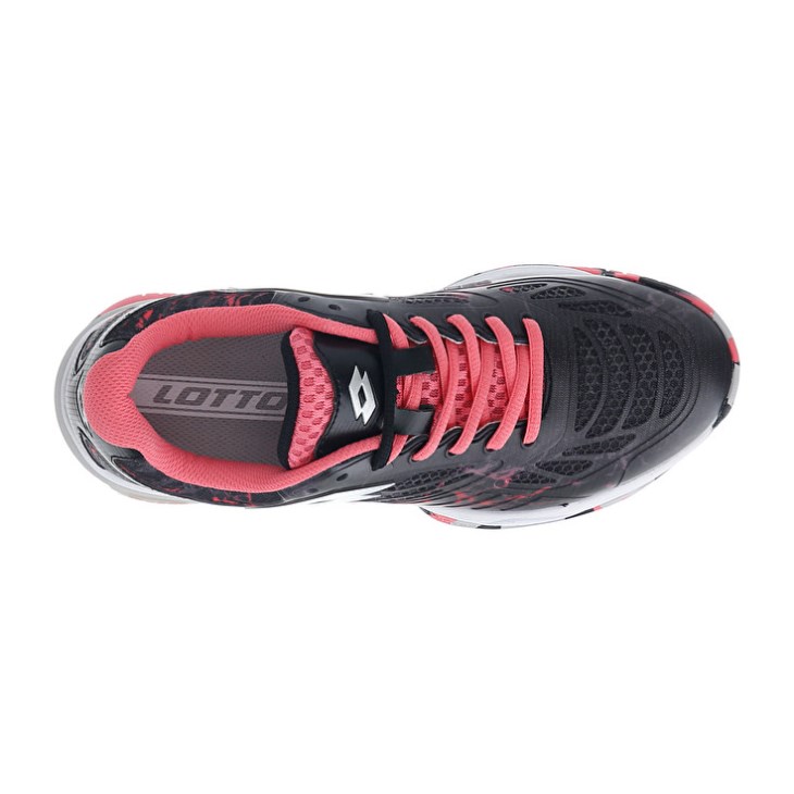 Padel Shoes Lotto Superrapida 200 IV W Mujer Negras Coral | KO924422U7