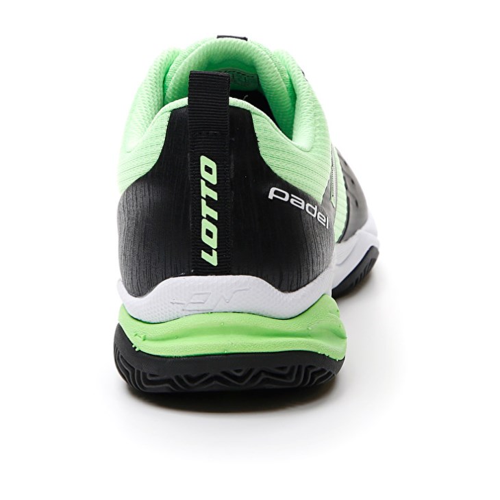 Padel Shoes Lotto Superrapida 400 IV Hombre Negras Verde | OV192459Y4