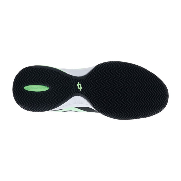 Padel Shoes Lotto Superrapida 400 IV Hombre Negras Verde | OV192459Y4