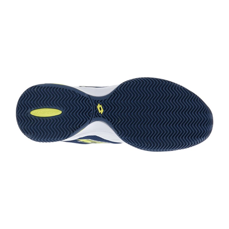 Padel Shoes Lotto Superrapida 400 IV Hombre Blancas Amarillo Azules Oscuro | XS598129D2