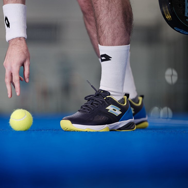 Padel Shoes Lotto Superrapida 400 V Hombre Azules Amarillo Azul Marino | CN292469B2
