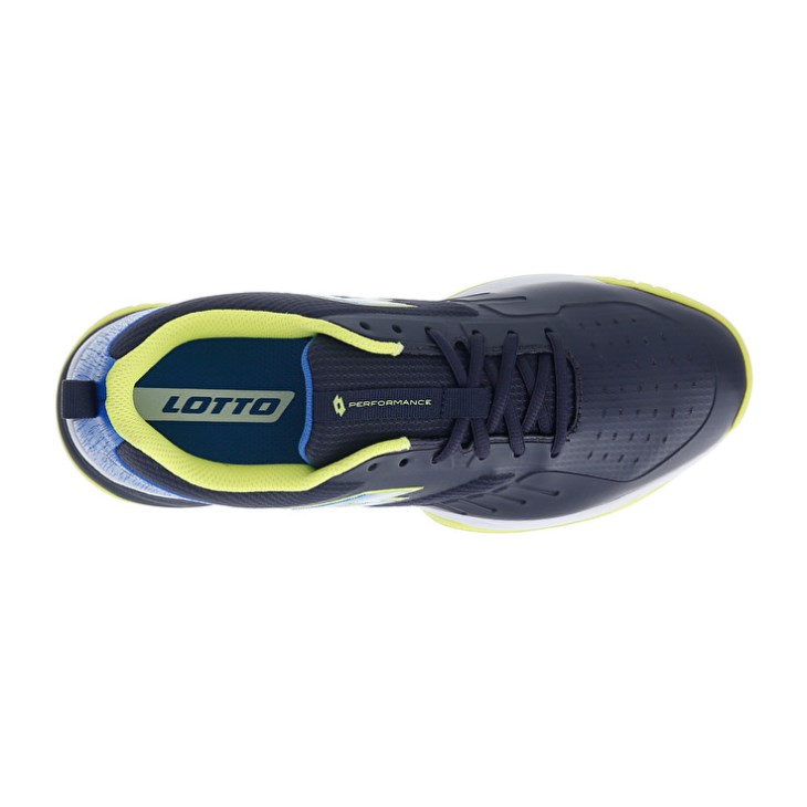 Padel Shoes Lotto Superrapida 400 V Hombre Azules Amarillo Azul Marino | CN292469B2