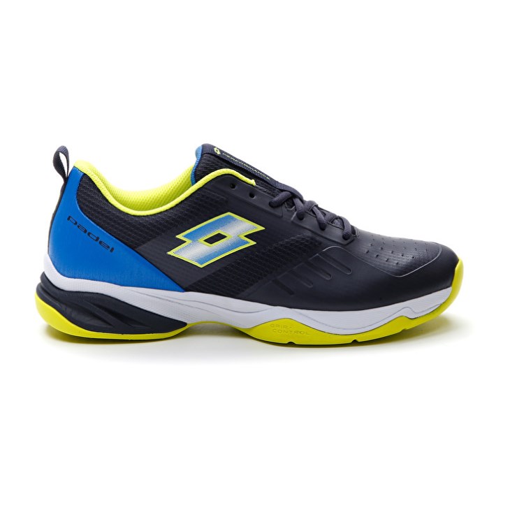 Padel Shoes Lotto Superrapida 400 V Hombre Azules Amarillo Azul Marino | CN292469B2