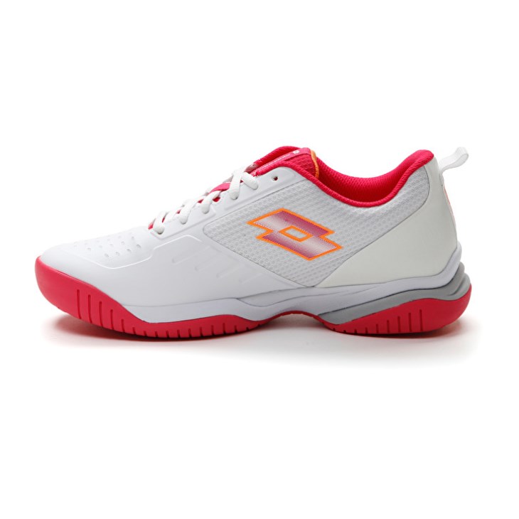 Padel Shoes Lotto Superrapida 400 V W Mujer Blancas Rojas | NI294669V9