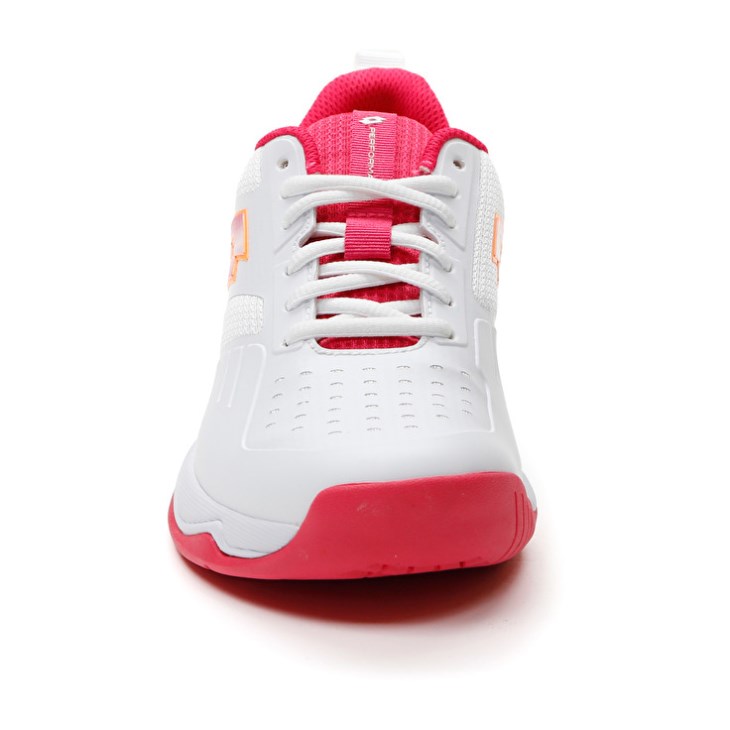 Padel Shoes Lotto Superrapida 400 V W Mujer Blancas Rojas | NI294669V9