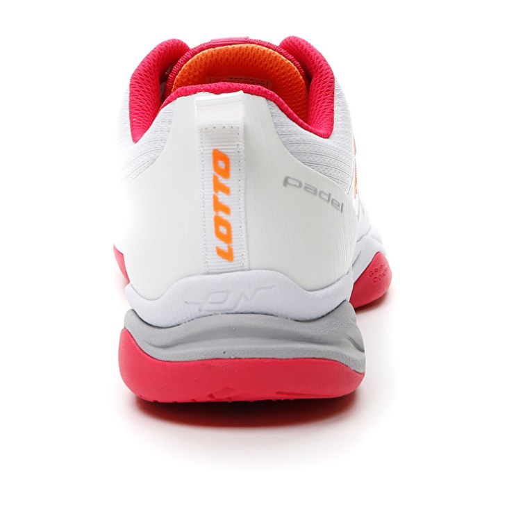 Padel Shoes Lotto Superrapida 400 V W Mujer Blancas Rojas | NI294669V9