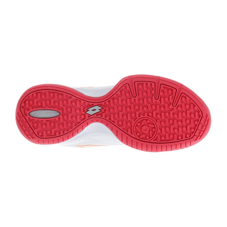 Padel Shoes Lotto Superrapida 400 V W Mujer Blancas Rojas | NI294669V9