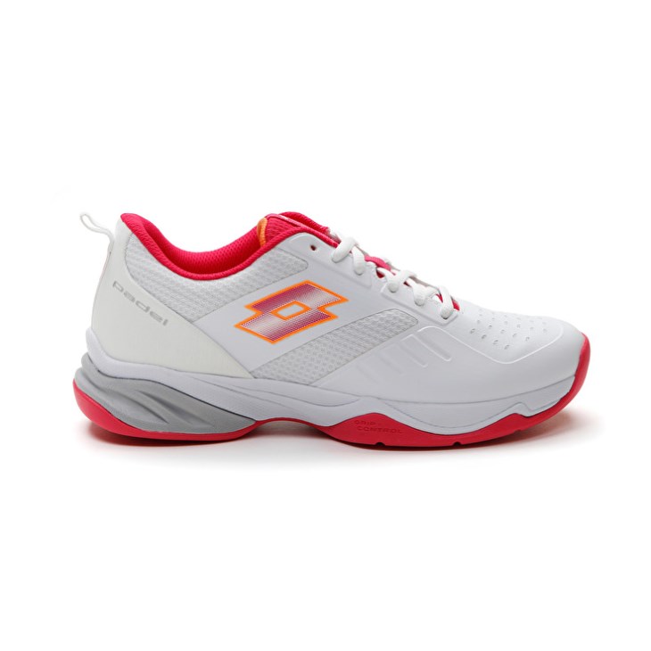 Padel Shoes Lotto Superrapida 400 V W Mujer Blancas Rojas | NI294669V9