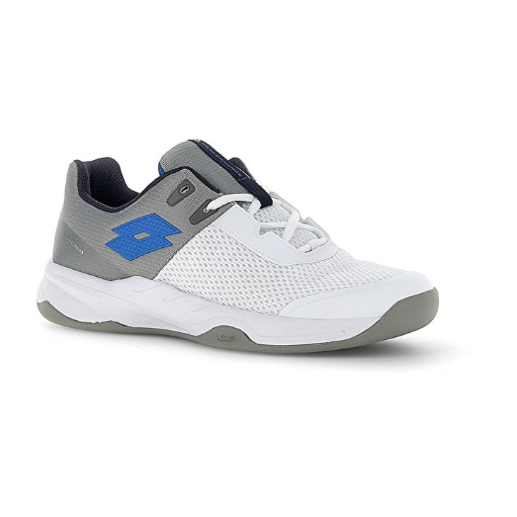 Padel Shoes Lotto Superrapida 600 Hombre Gris Blancas | PP356595V2