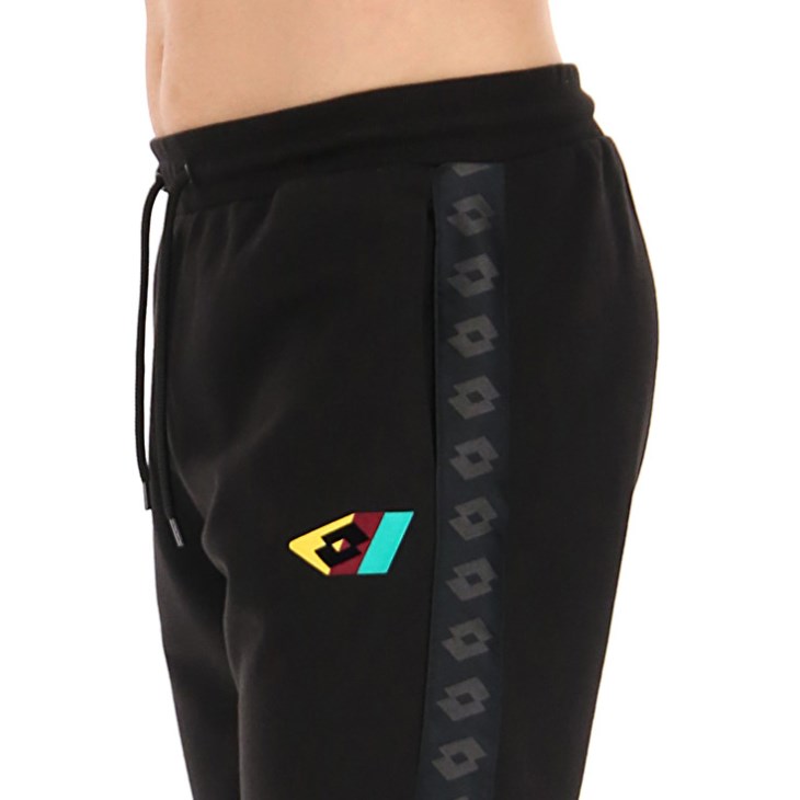 Pantalon Lotto Athletica Classic V Sports Hombre Negras | AF007220C5