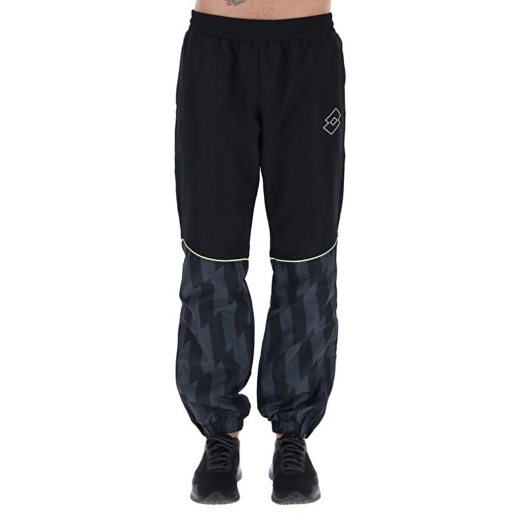 Pantalon Lotto Logo VI Sports DB Hombre Negras | JZ993279O3