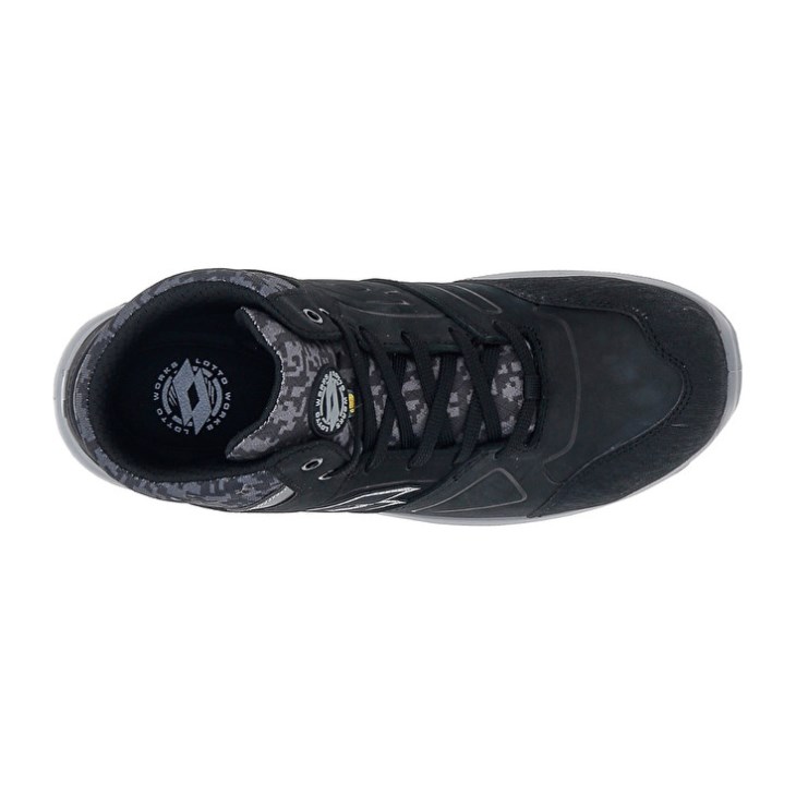 Safety Shoes Lotto Hit 200 Mid S3 ESD Hombre Negras | FD661726I3