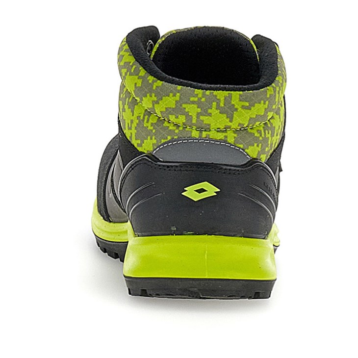 Safety Shoes Lotto Hit 200 Mid S3 Hombre Gris Negras Verde | IF256665E7