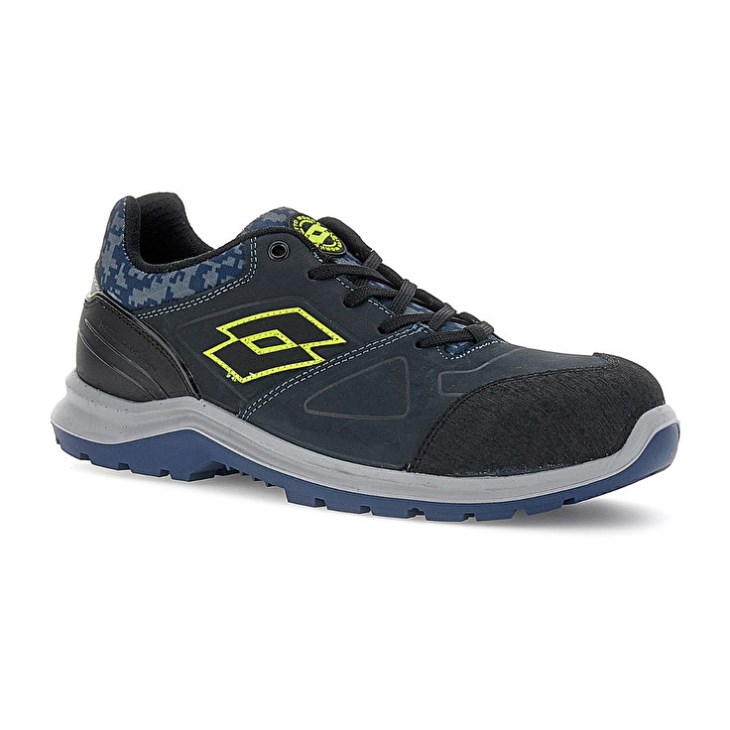 Safety Shoes Lotto Hit 200 S3 Hombre Azules Negras Verde | IO798349S0