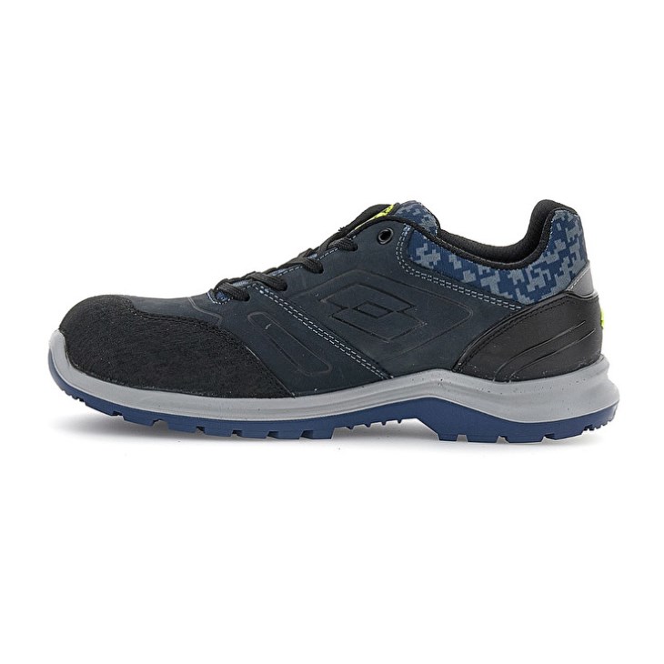 Safety Shoes Lotto Hit 200 S3 Hombre Azules Negras Verde | IO798349S0