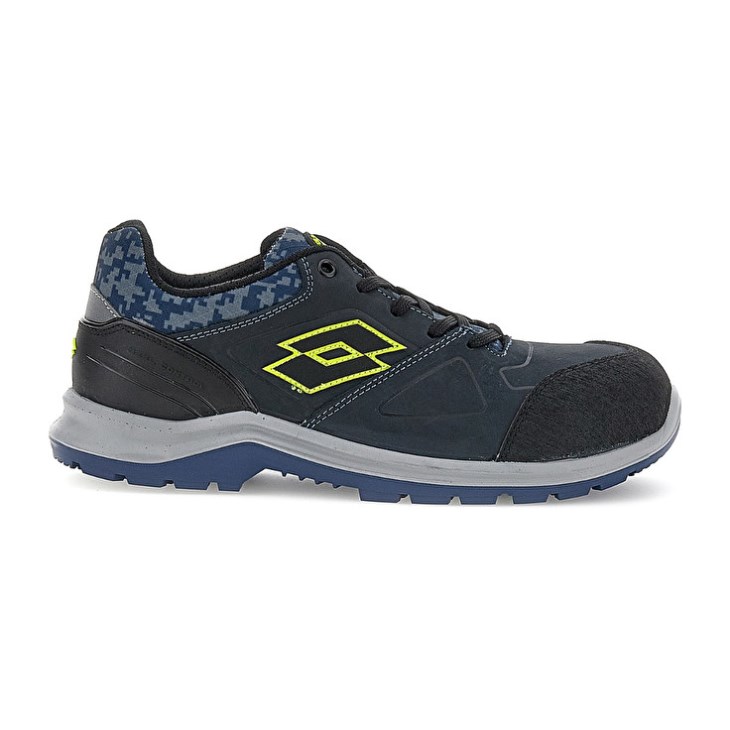 Safety Shoes Lotto Hit 200 S3 Hombre Azules Negras Verde | IO798349S0
