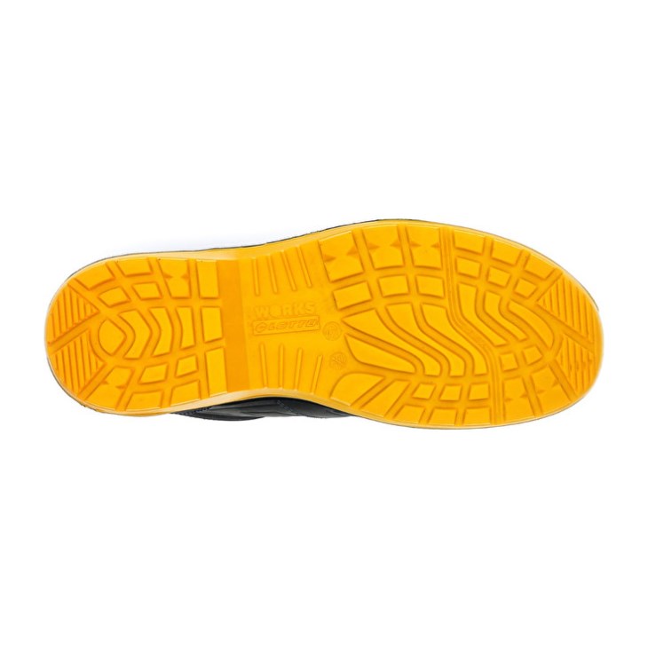 Safety Shoes Lotto Hit 250 Mid S3 SRC Wr HDRY Hombre Negras Amarillo | CI200890R4