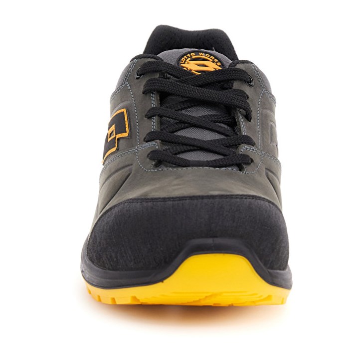 Safety Shoes Lotto Hit 250 S3 SRC Wr HDRY Hombre Gris Oscuro Amarillo | BT993339R3
