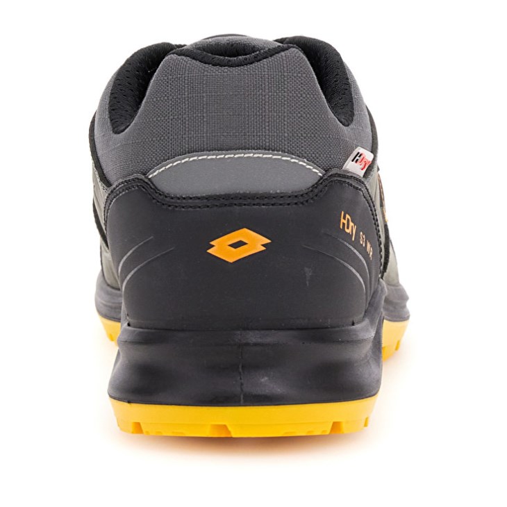 Safety Shoes Lotto Hit 250 S3 SRC Wr HDRY Hombre Gris Oscuro Amarillo | BT993339R3