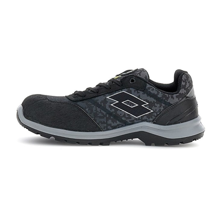 Safety Shoes Lotto Hit 400 S1P ESD Hombre Negras Gris | RO856265T6