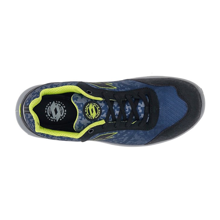 Safety Shoes Lotto Hit 400 S1P Mujer Azules Verde Negras | IS312361V2