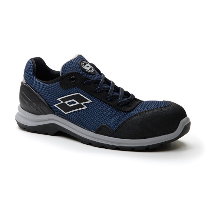 Safety Shoes Lotto Hit 425 S1P Hombre Azules Plateadas | DV567966O7
