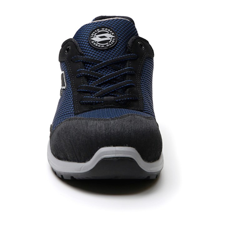 Safety Shoes Lotto Hit 425 S1P Hombre Azules Plateadas | DV567966O7
