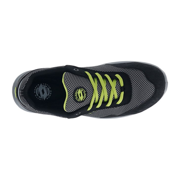Safety Shoes Lotto Hit 425 S1P Hombre Plateadas Oscuro Verde | OW450155U3