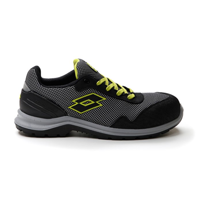 Safety Shoes Lotto Hit 425 S1P Hombre Plateadas Oscuro Verde | OW450155U3