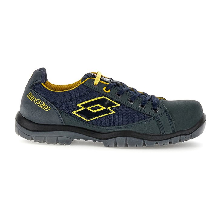 Safety Shoes Lotto Jump 500 Hombre Azules Amarillo | LR655415Z4