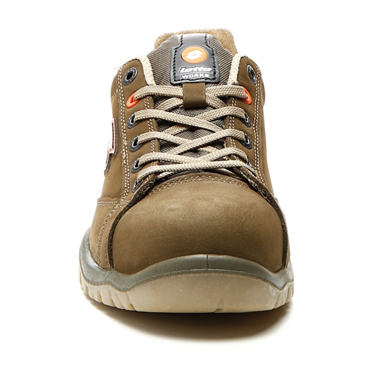 Safety Shoes Lotto Jump 750 S3 SRC Hombre Verde Oliva Naranjas | QH830163H3