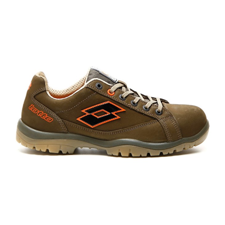 Safety Shoes Lotto Jump 750 S3 SRC Hombre Verde Oliva Naranjas | QH830163H3